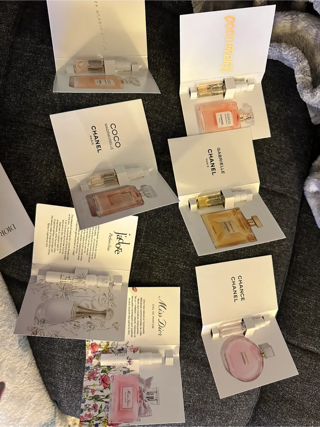 Chanel & Dior Perfume Sample Lot