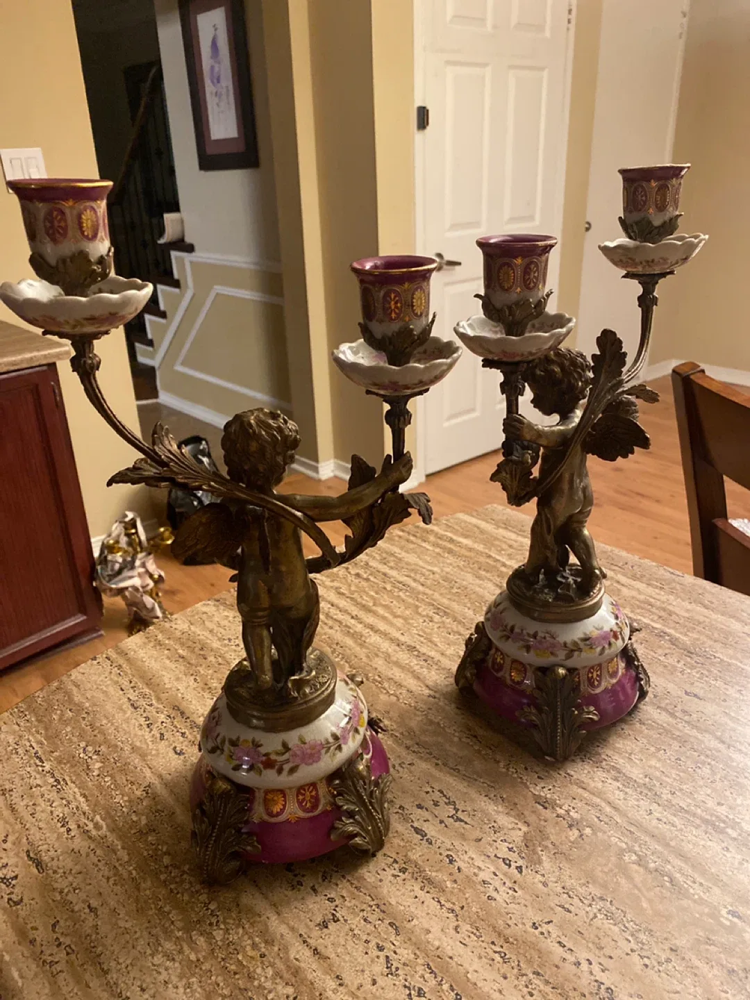 Cherub Candle Holders (Pair) image indicator(4)