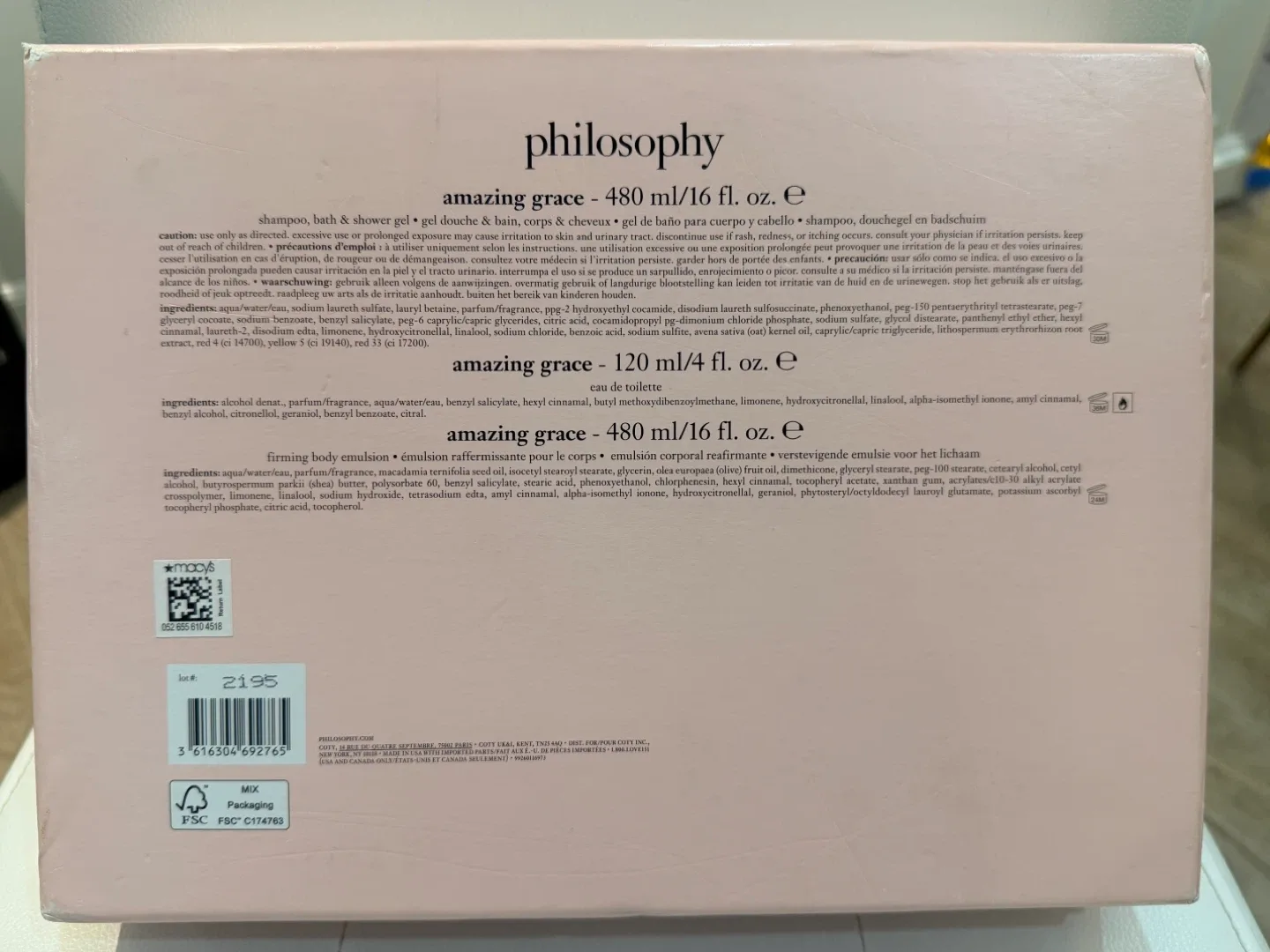 Holiday Gift-Philosophy Amazing Grace Gift Set image indicator(4)