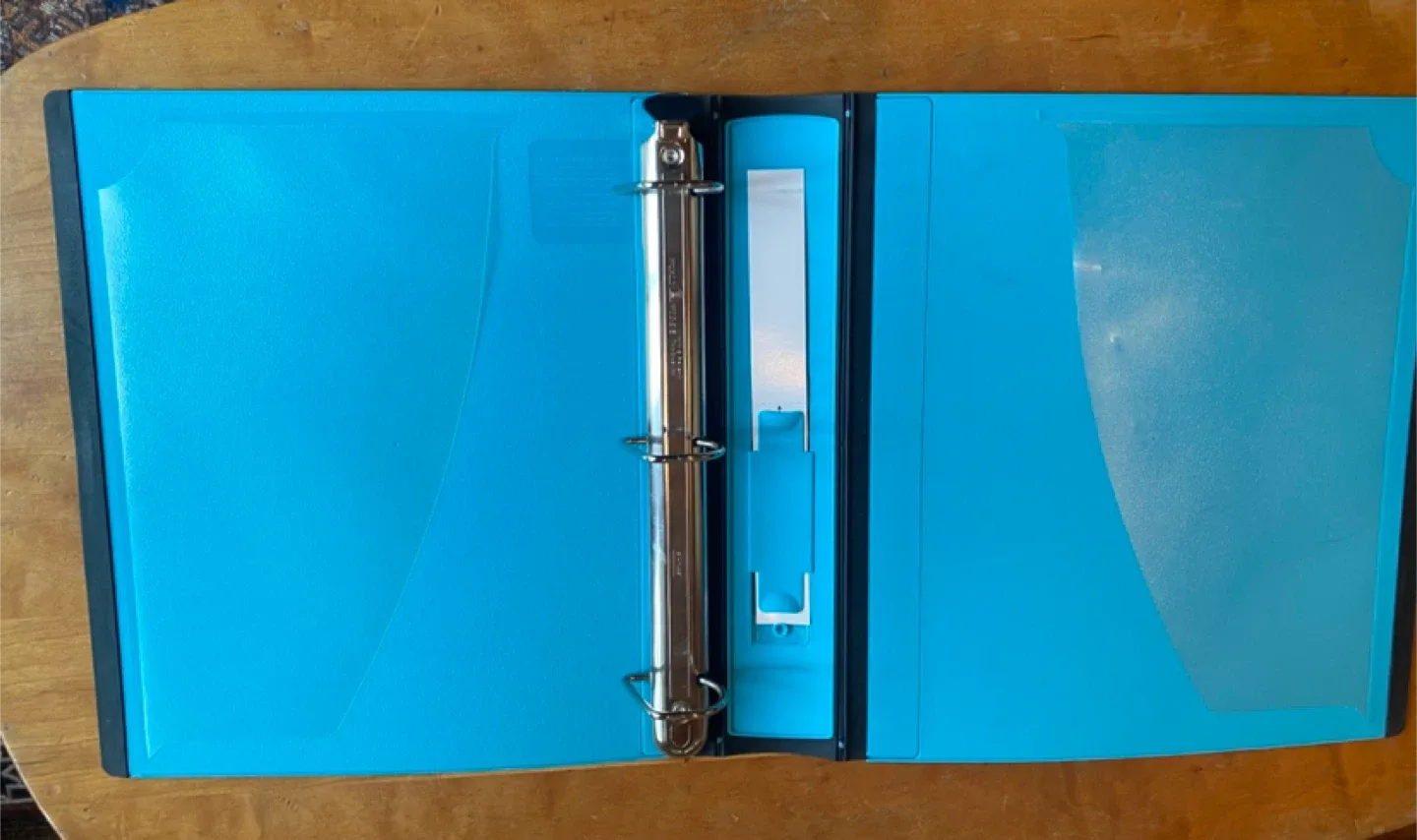 Blue 1.5” binder
