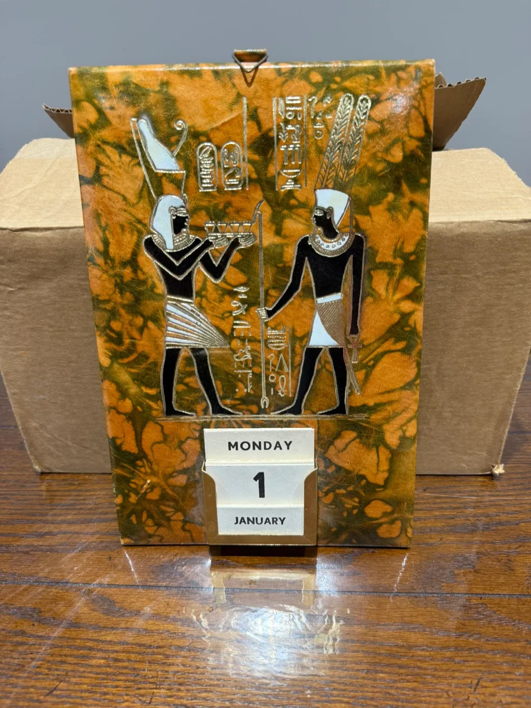 Vintage Egyptian Style Perpetual Calendar