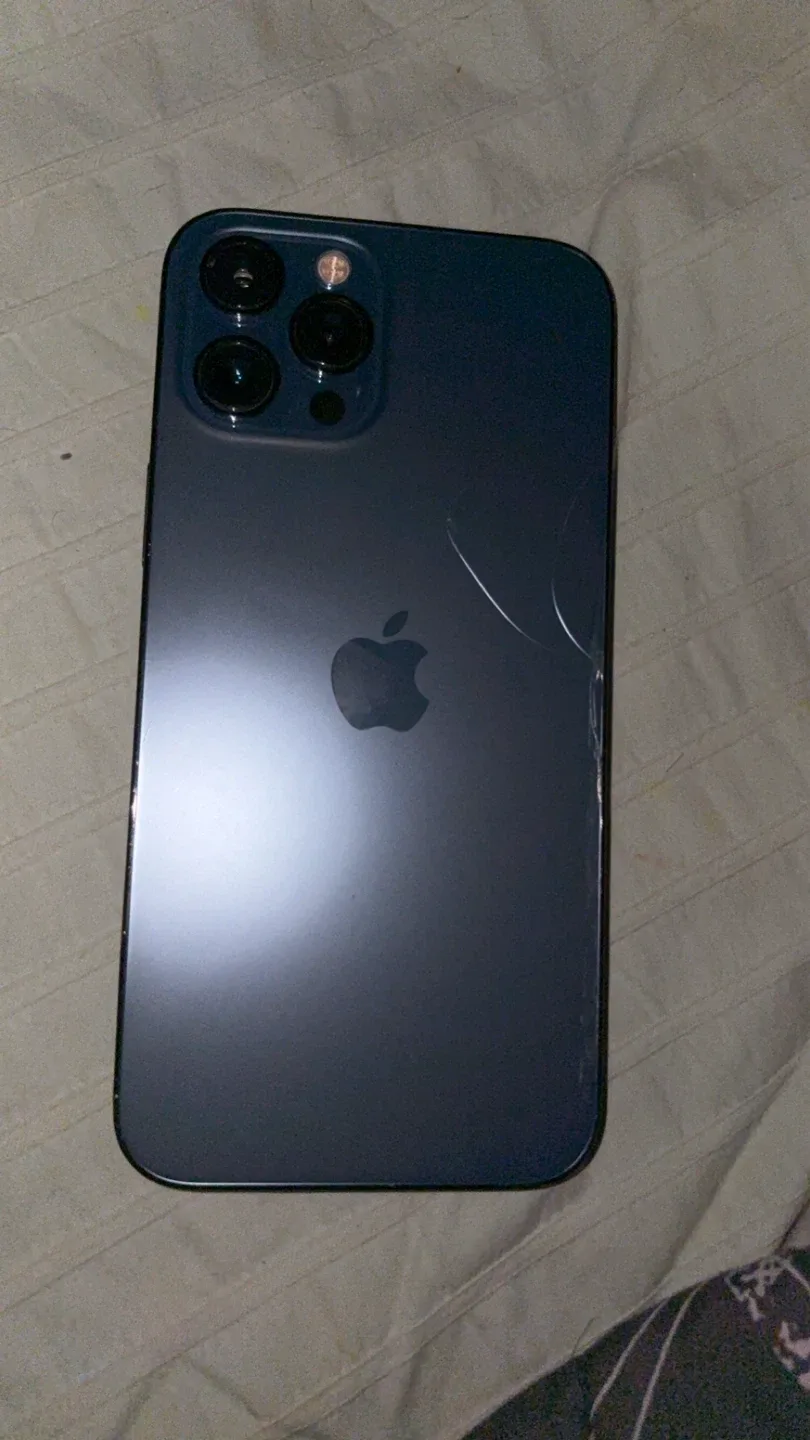 Cracked iPhone 14 Pro and 12 pro max