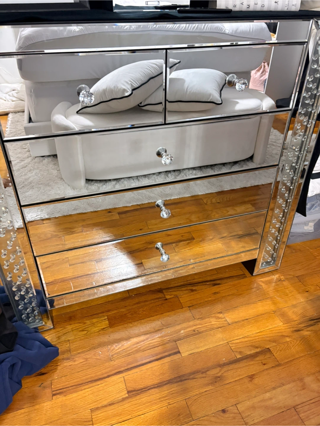 Mirrored 6-Drawer Dresser