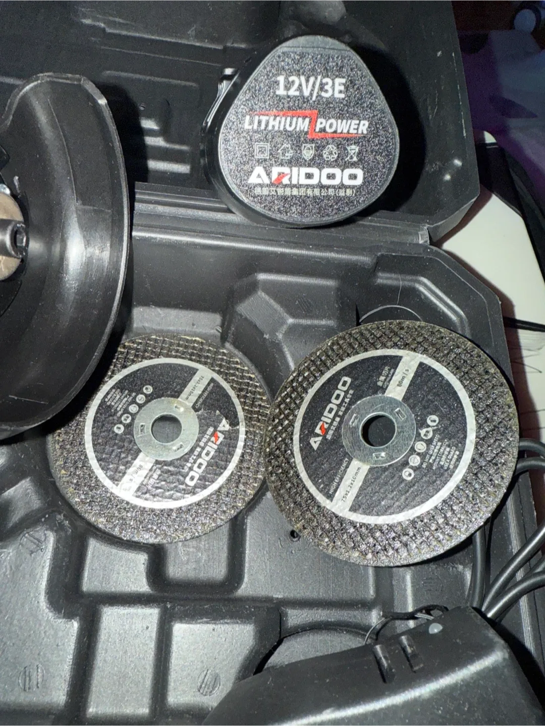 Aridoo Mini Angle Grinder w/ Case image indicator(5)