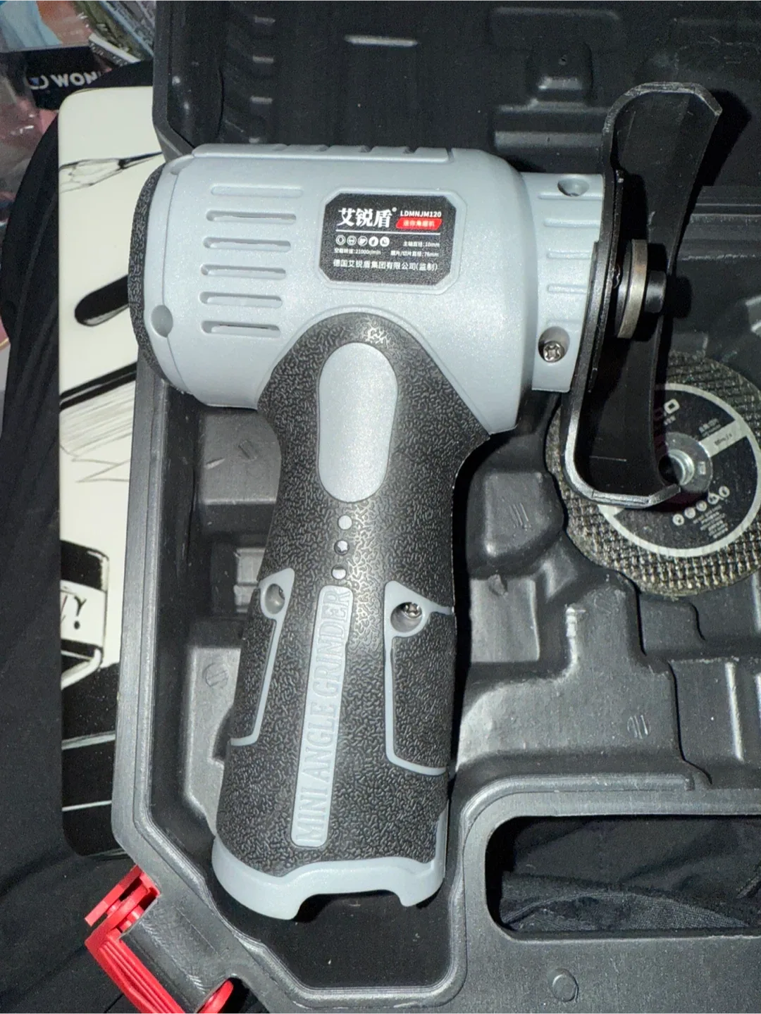 Aridoo Mini Angle Grinder w/ Case image indicator(4)