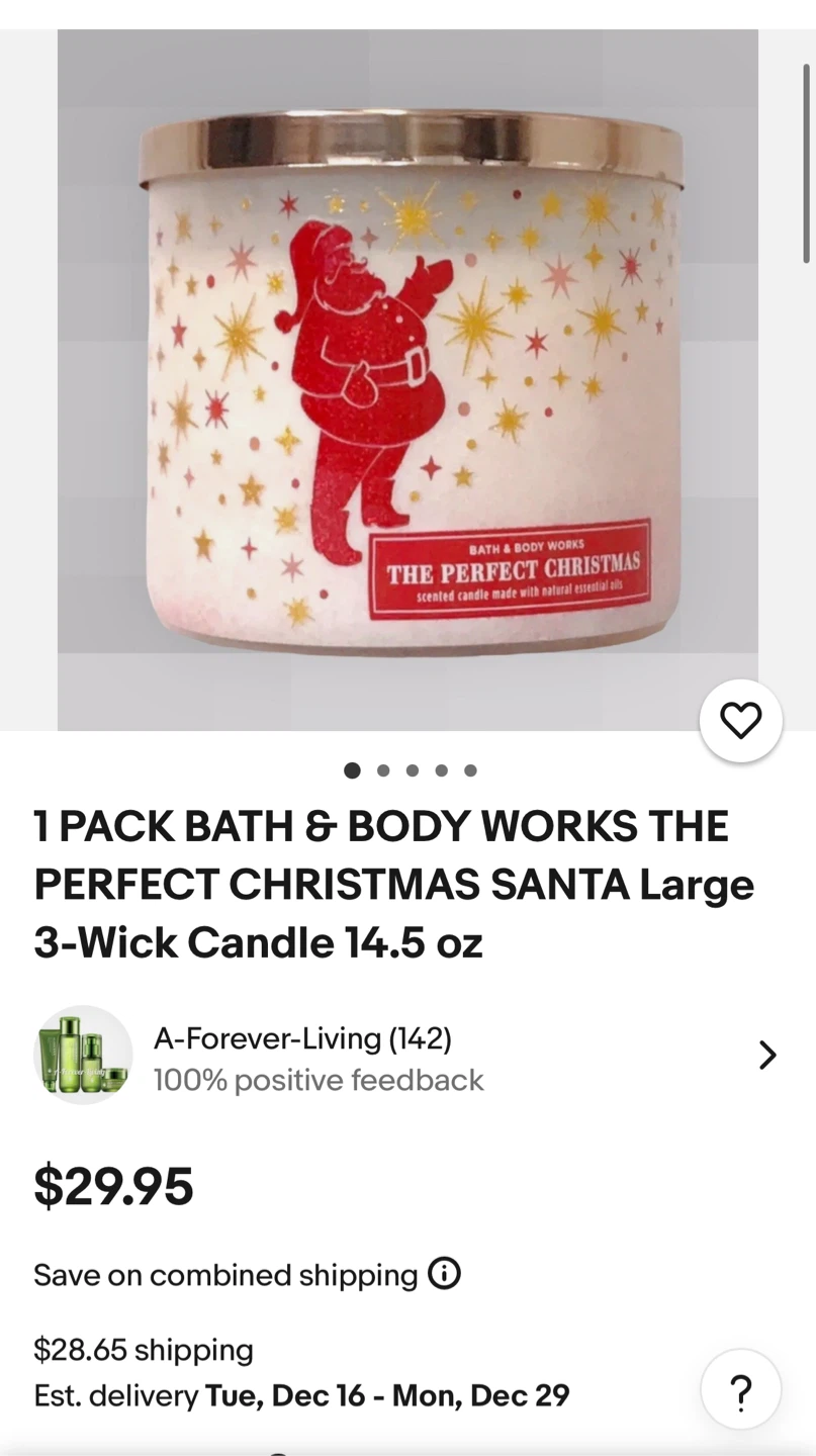 Bath & Body Works The Perfect Christmas Candle - 14.5 oz - photo 4
