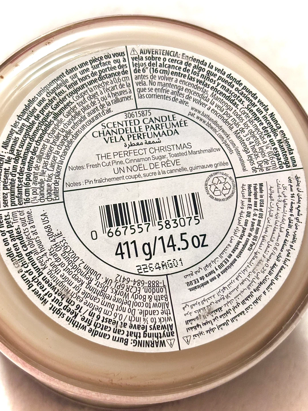 Bath & Body Works The Perfect Christmas Candle - 14.5 oz - photo 3