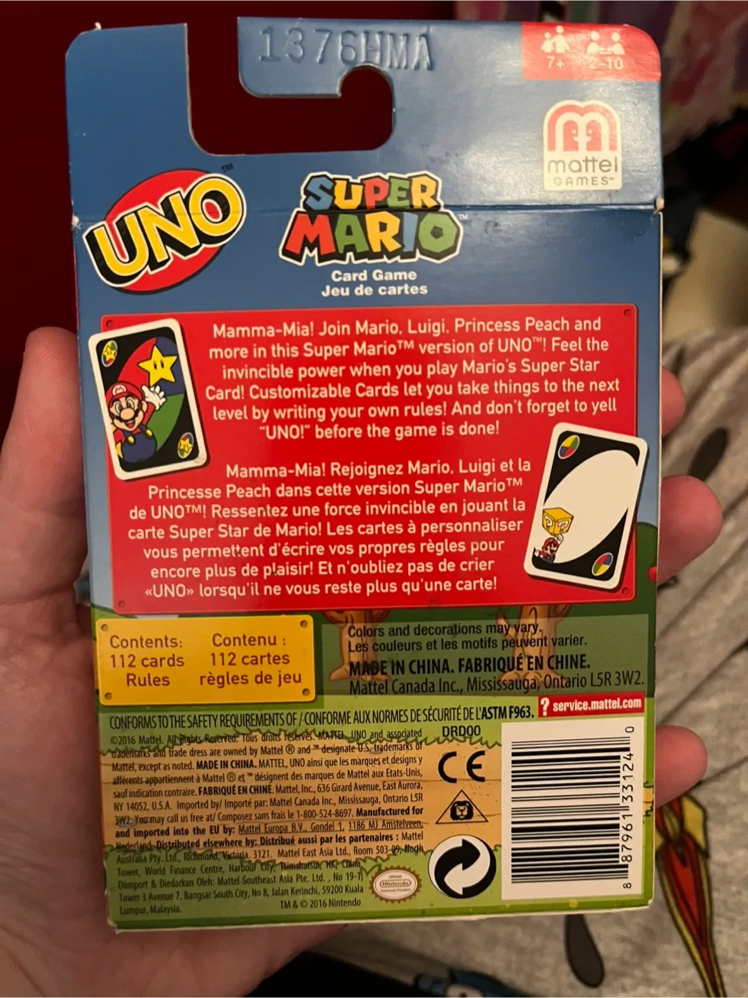 New Super Mario UNO Card Game! image indicator(2)