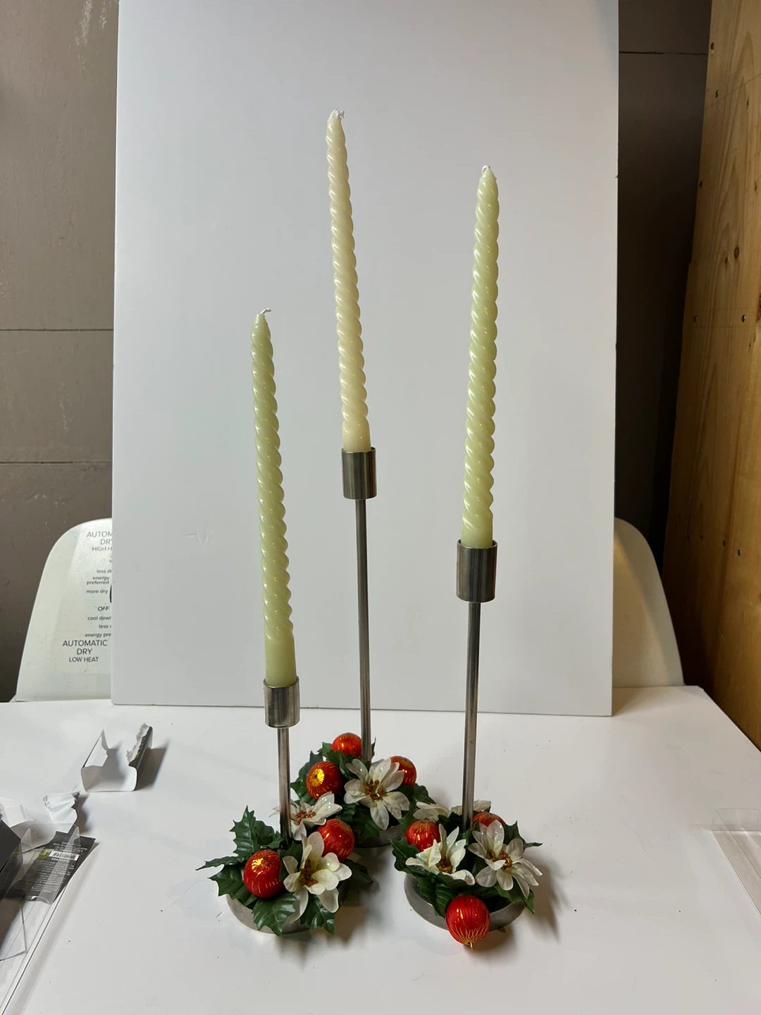 Candle Holder Set with Candles - photo 2