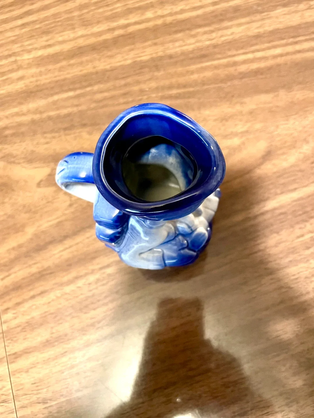 Rare Staffordshire Burleigh Blue & White Toby Jug of Sam Weller image indicator(5)