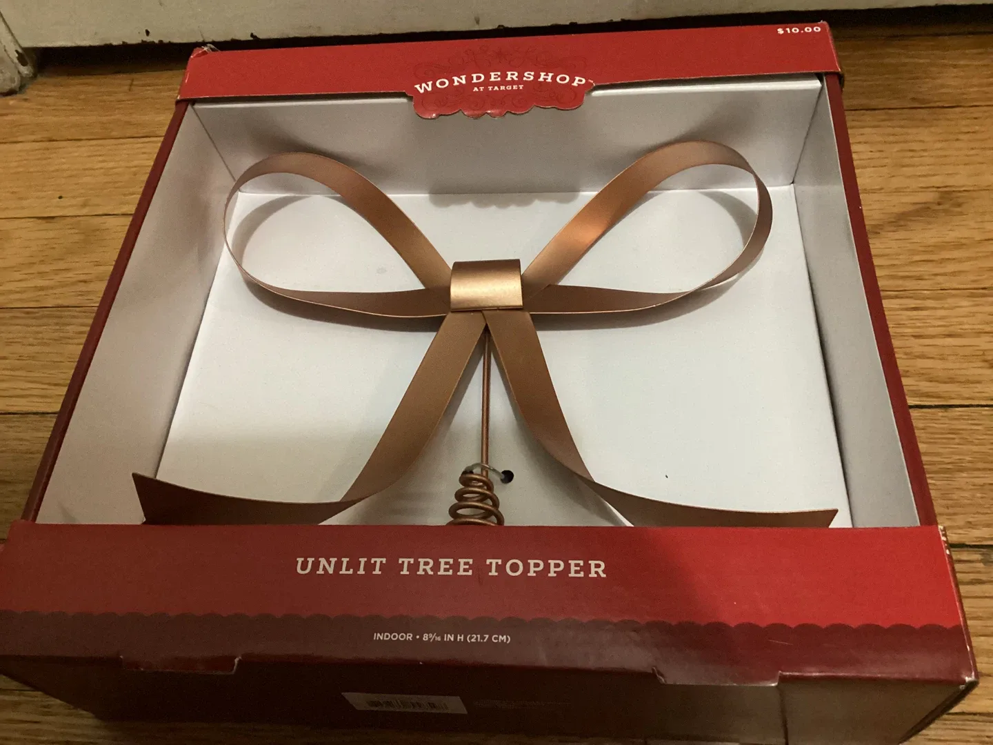 New Wondershop Unlit Tree Topper - New in Box!