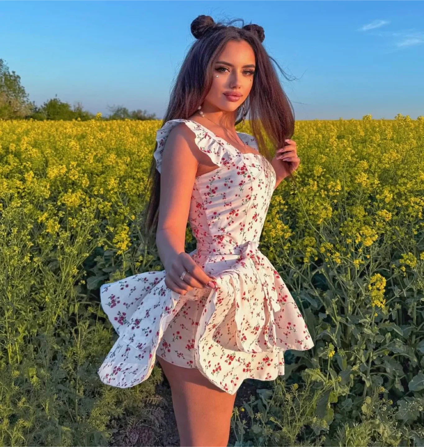 Favori Romper Dress - Floral Print