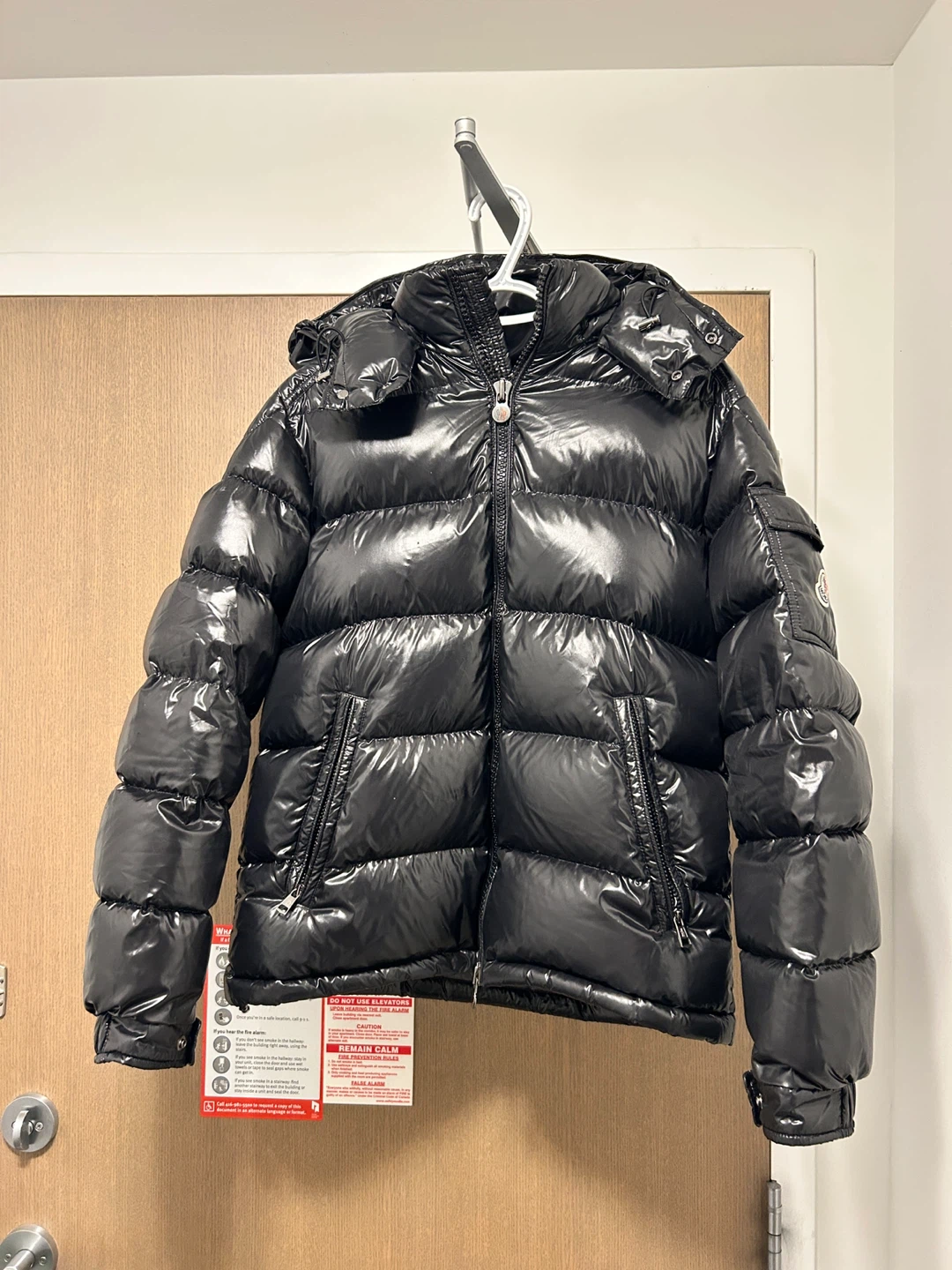 Moncler Black Puffer Jacket