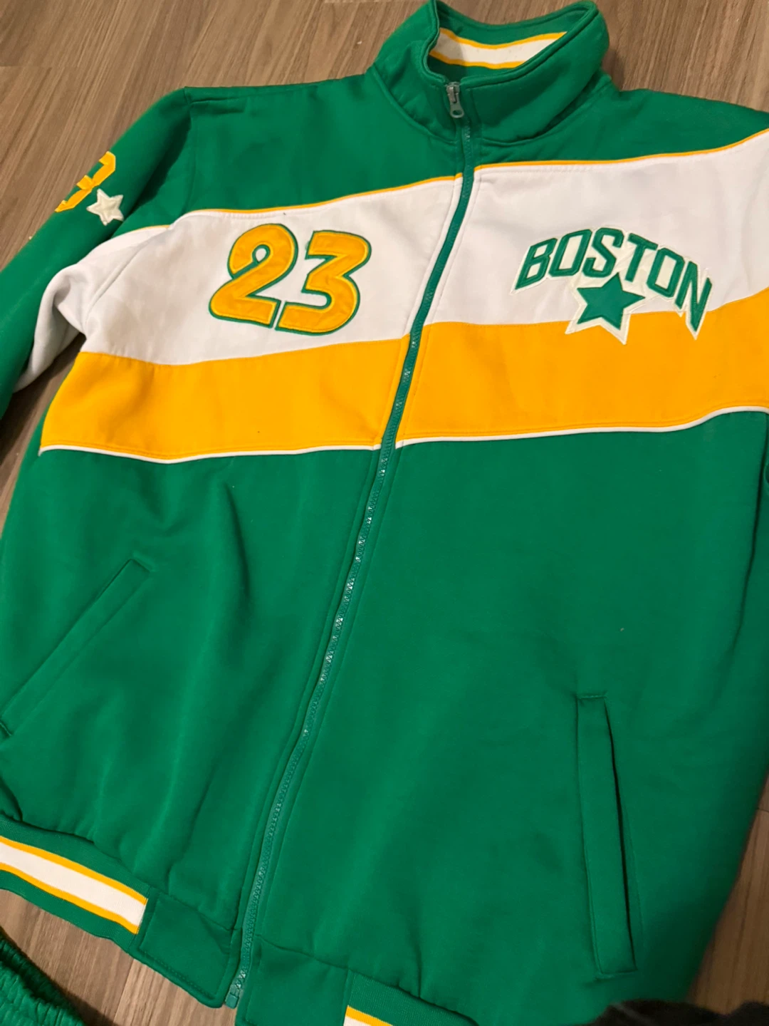 Vintage Boston Celtics Tracksuit - Green and White - photo 5
