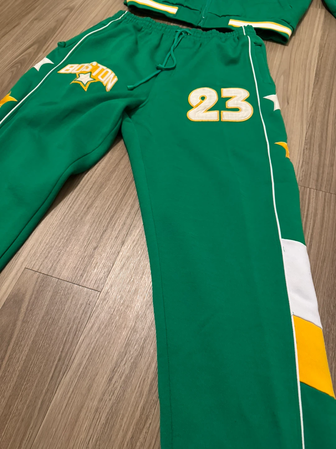 Vintage Boston Celtics Tracksuit - Green and White - photo 4