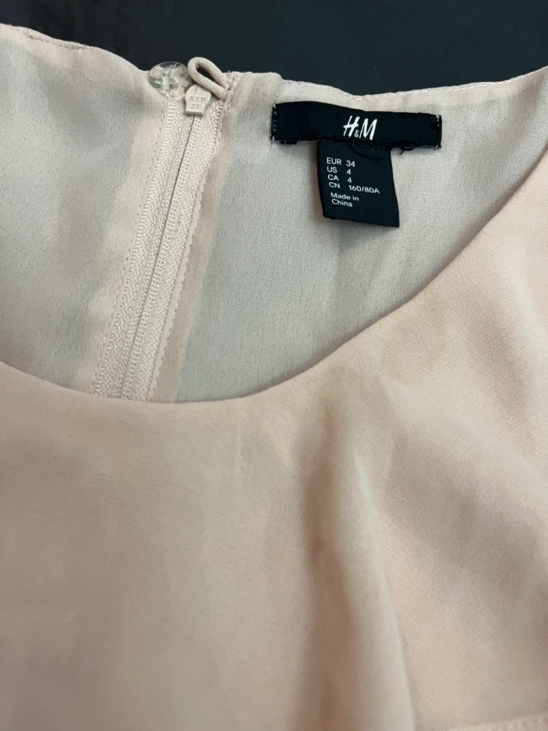 H&M Light Pink Dress - Size 4 image indicator(3)