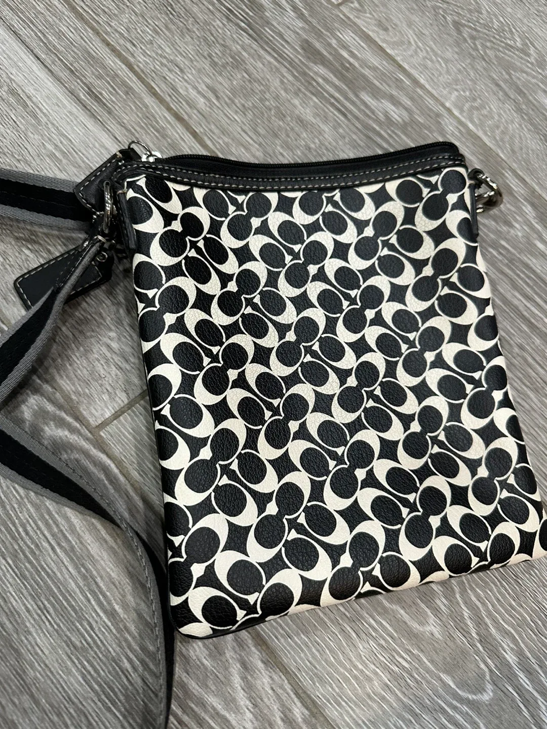 Coach Crossbody Bag - Black & White image indicator(2)