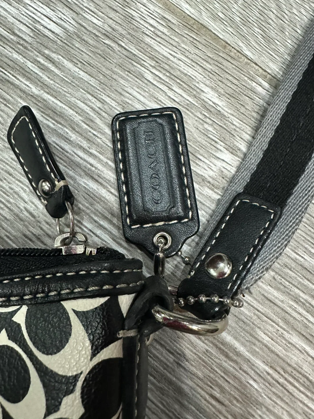 Coach Crossbody Bag - Black & White image indicator(4)