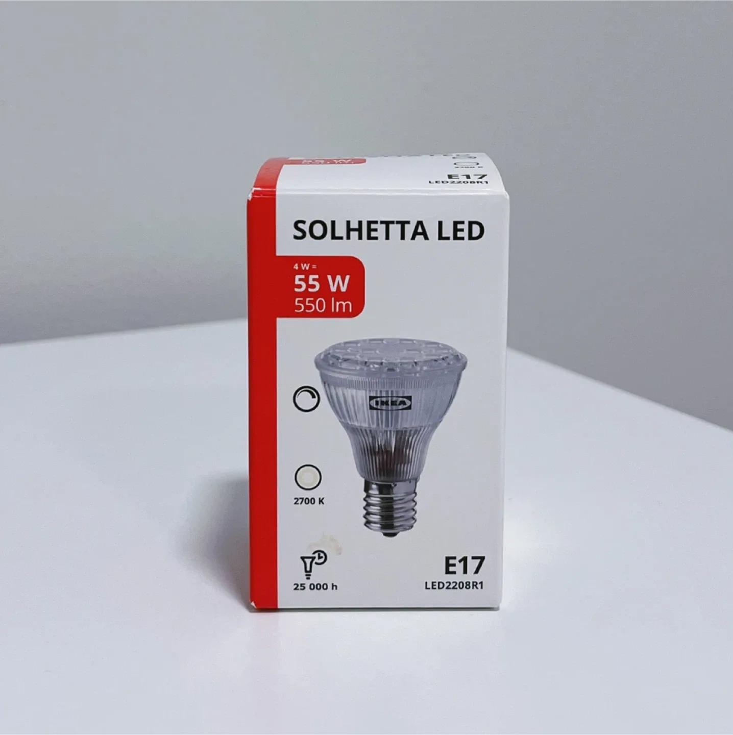 Brand New IKEA SOLHETTA LED E17 Bulb