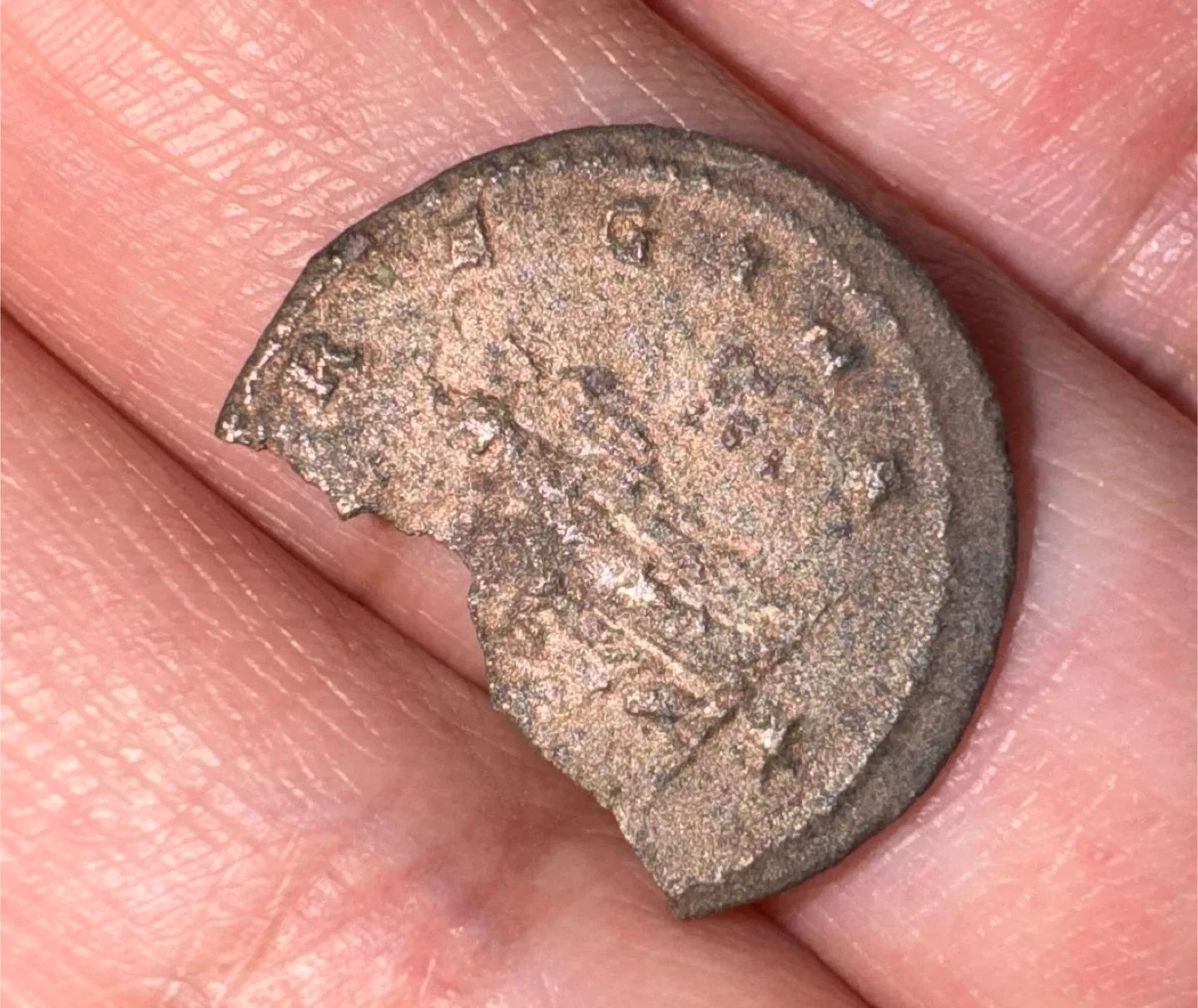 Half Piece Silver Roman Denarius Coin