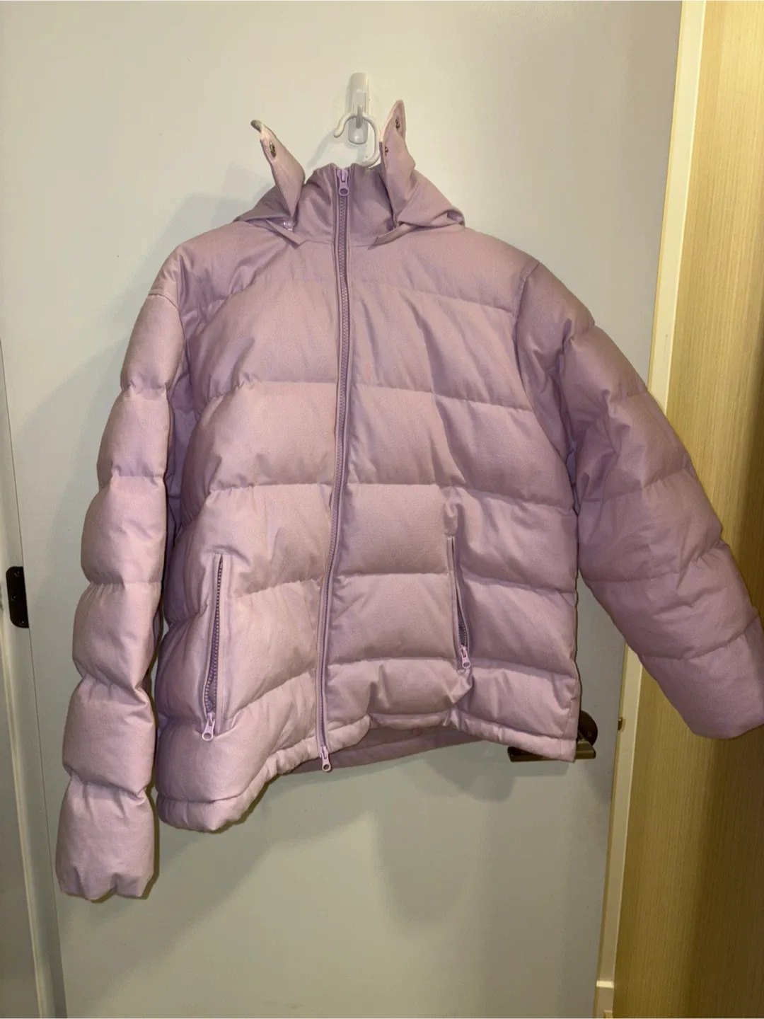 Lavender Hudson North Puffer Jacket