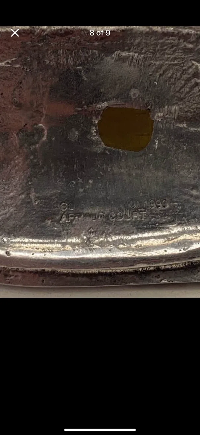 Vintage Arthur Court Alligator Teapot - Unique Piece image indicator(3)