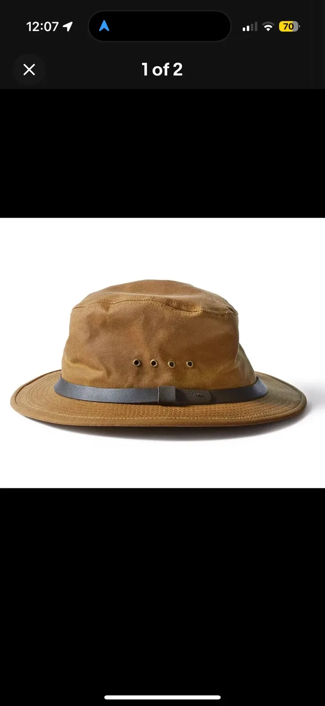 Filson Tin Cloth Packer Hat