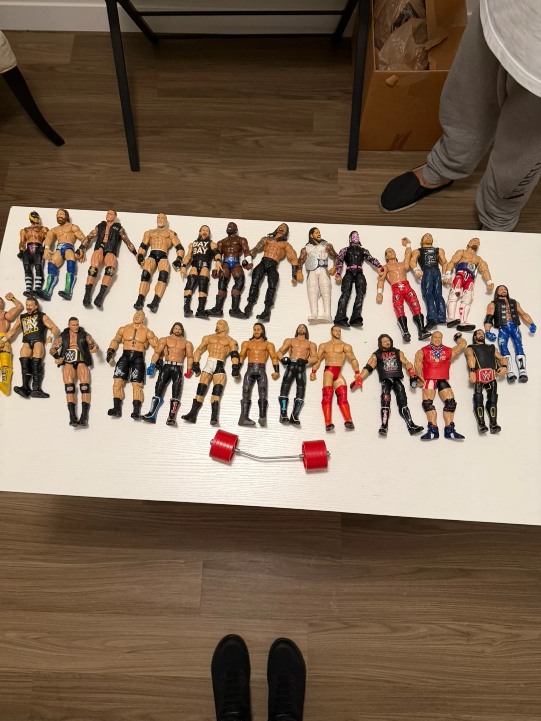 Collectible WWE Wrestling Action Figures Lot of 25