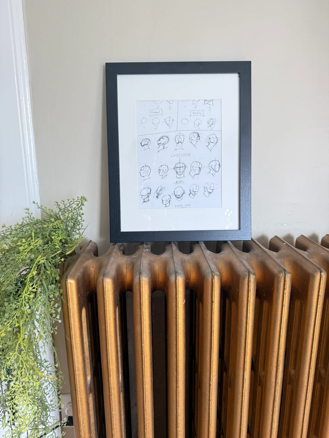 Michael’s black rectangle frame