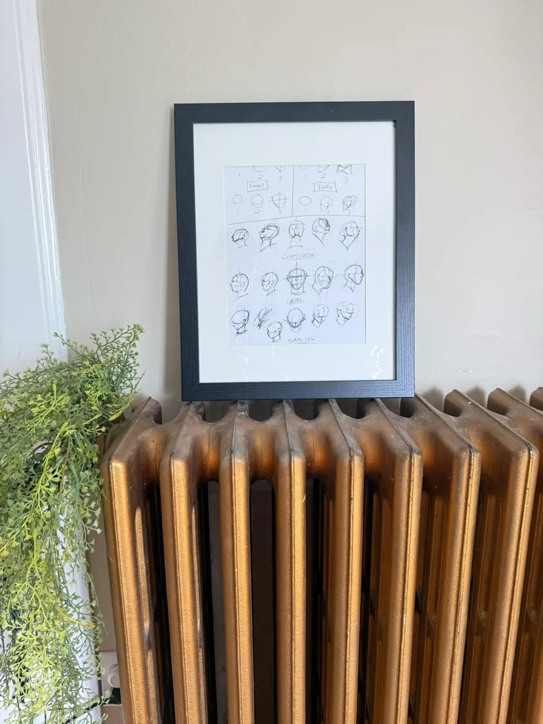 Michael’s black rectangle frame