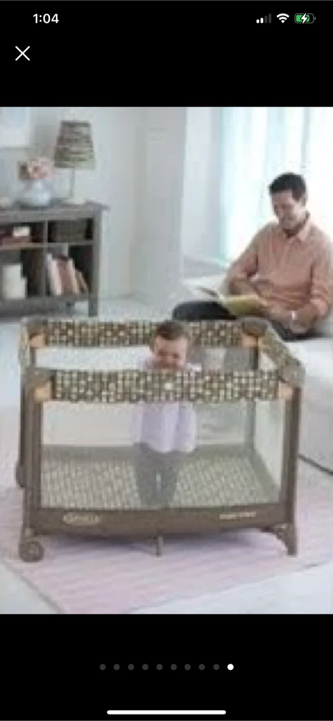 Harmony Playing/Sleeping Crib - Adjustable Height image indicator(10)