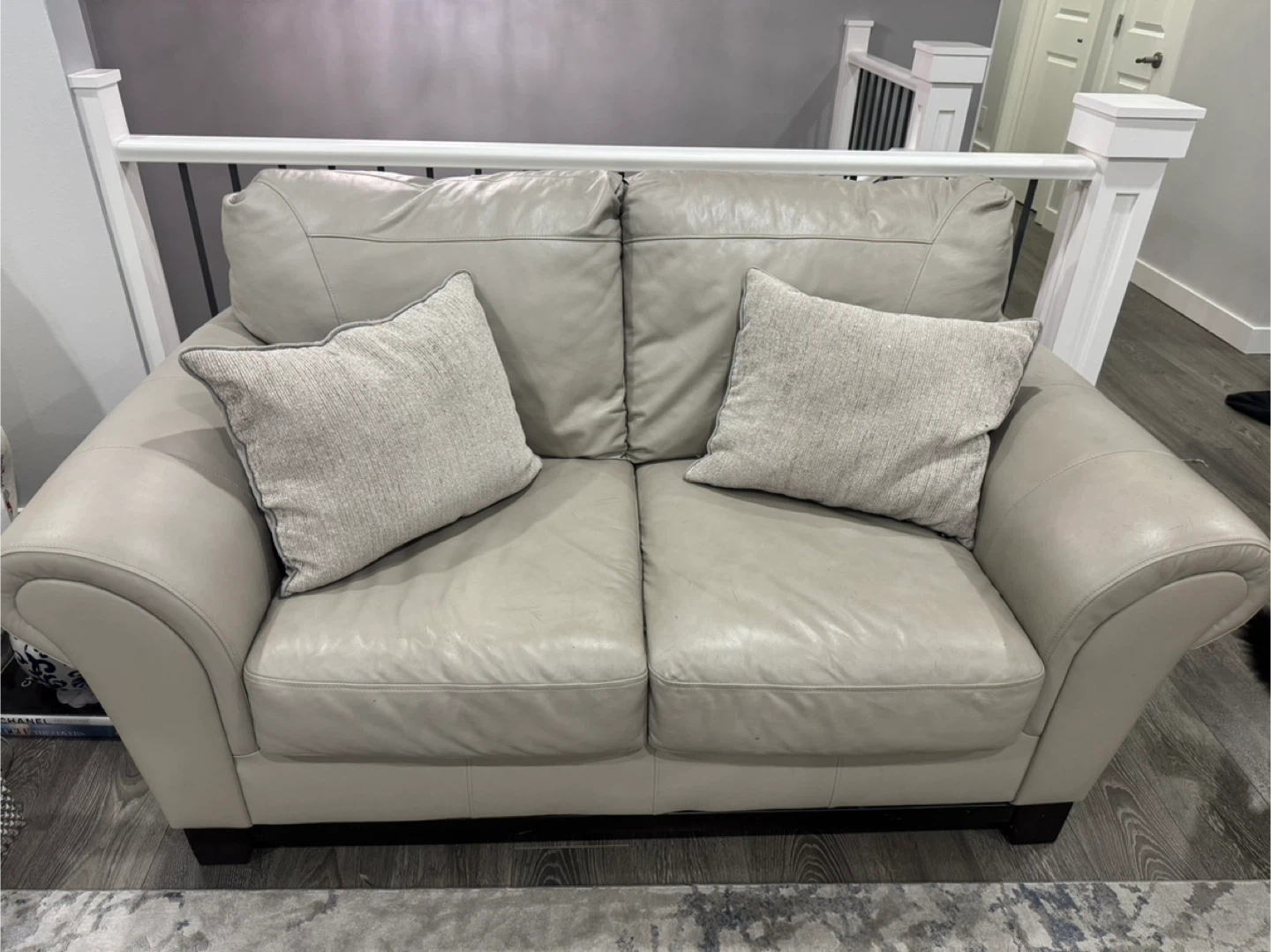Leather Loveseat & Sofa Set - Great Condition! - photo 3