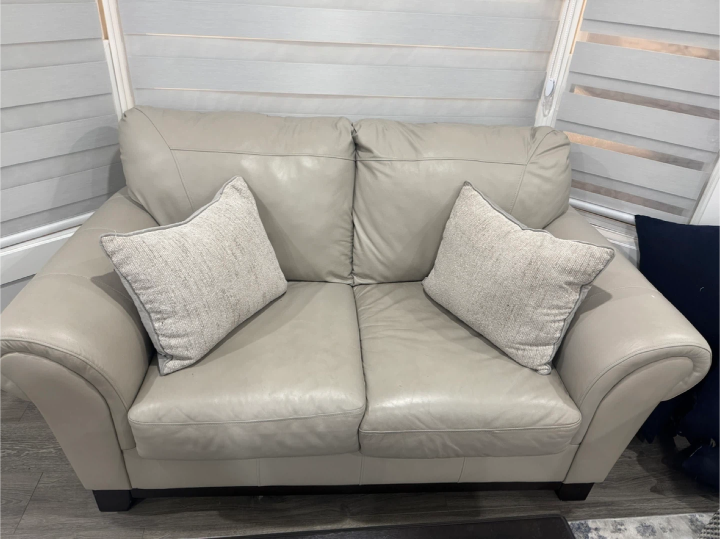 Leather Loveseat & Sofa Set - Great Condition! - photo 2