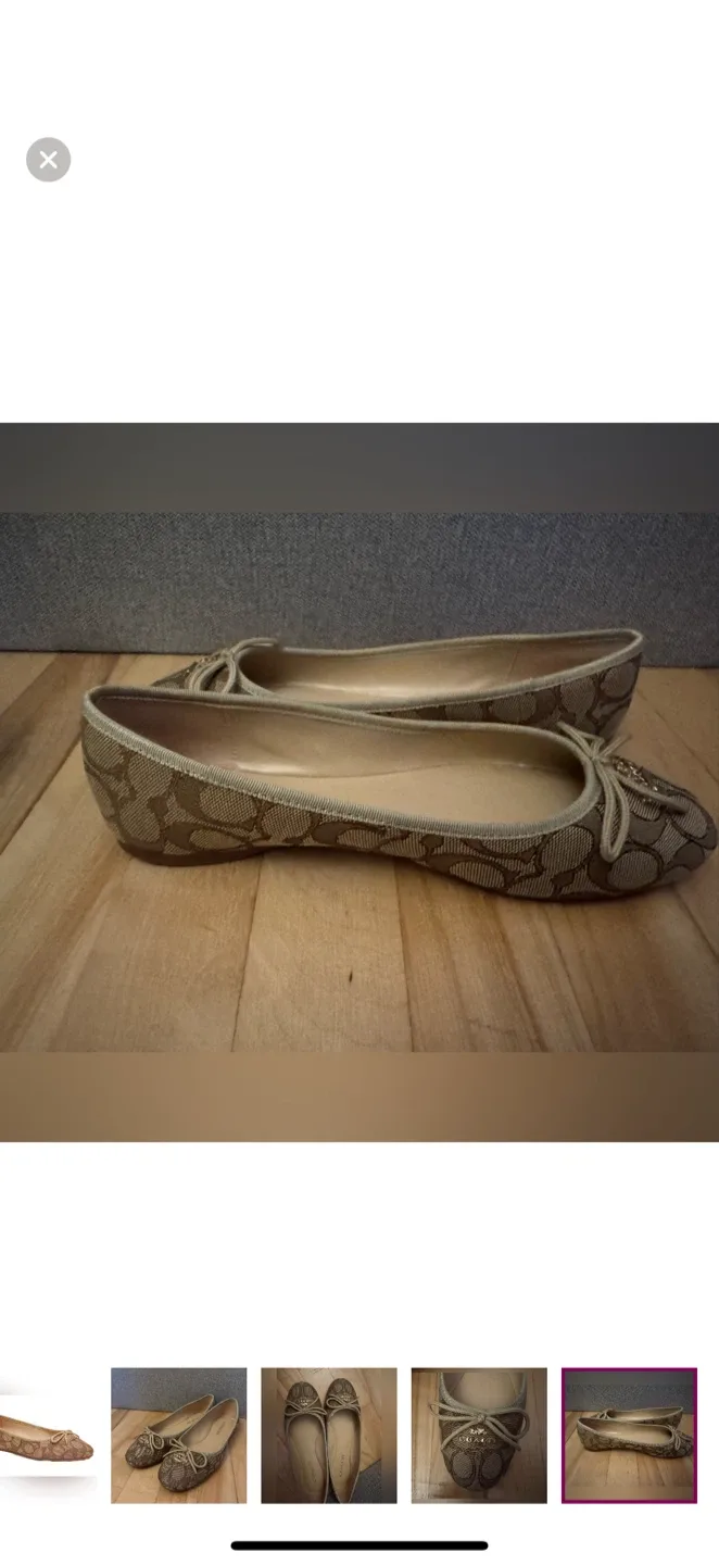 Coach Ballet Flats - Size 7