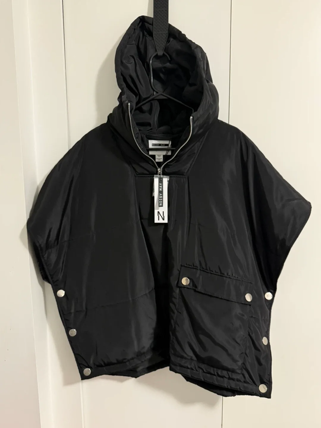 New Noisy May Black Poncho - Size XS image indicator(2)