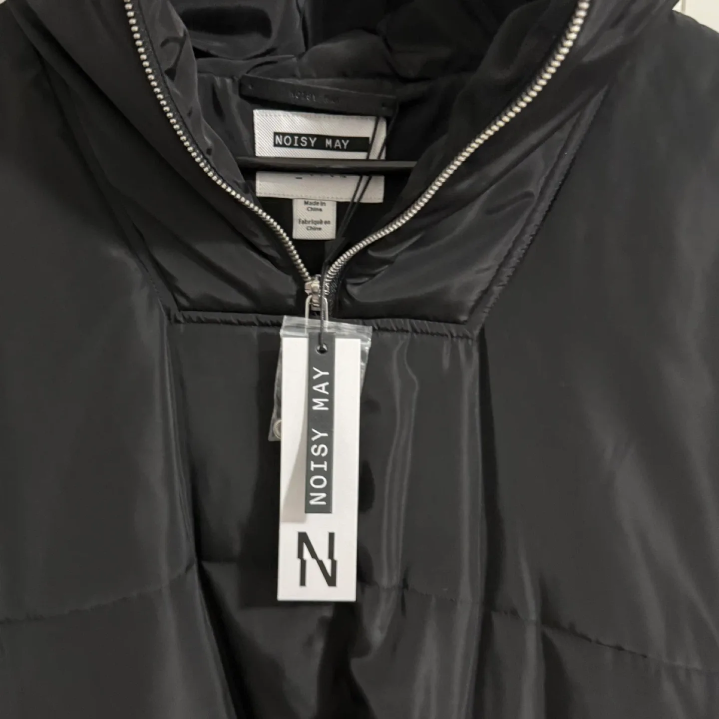 New Noisy May Black Poncho - Size XS