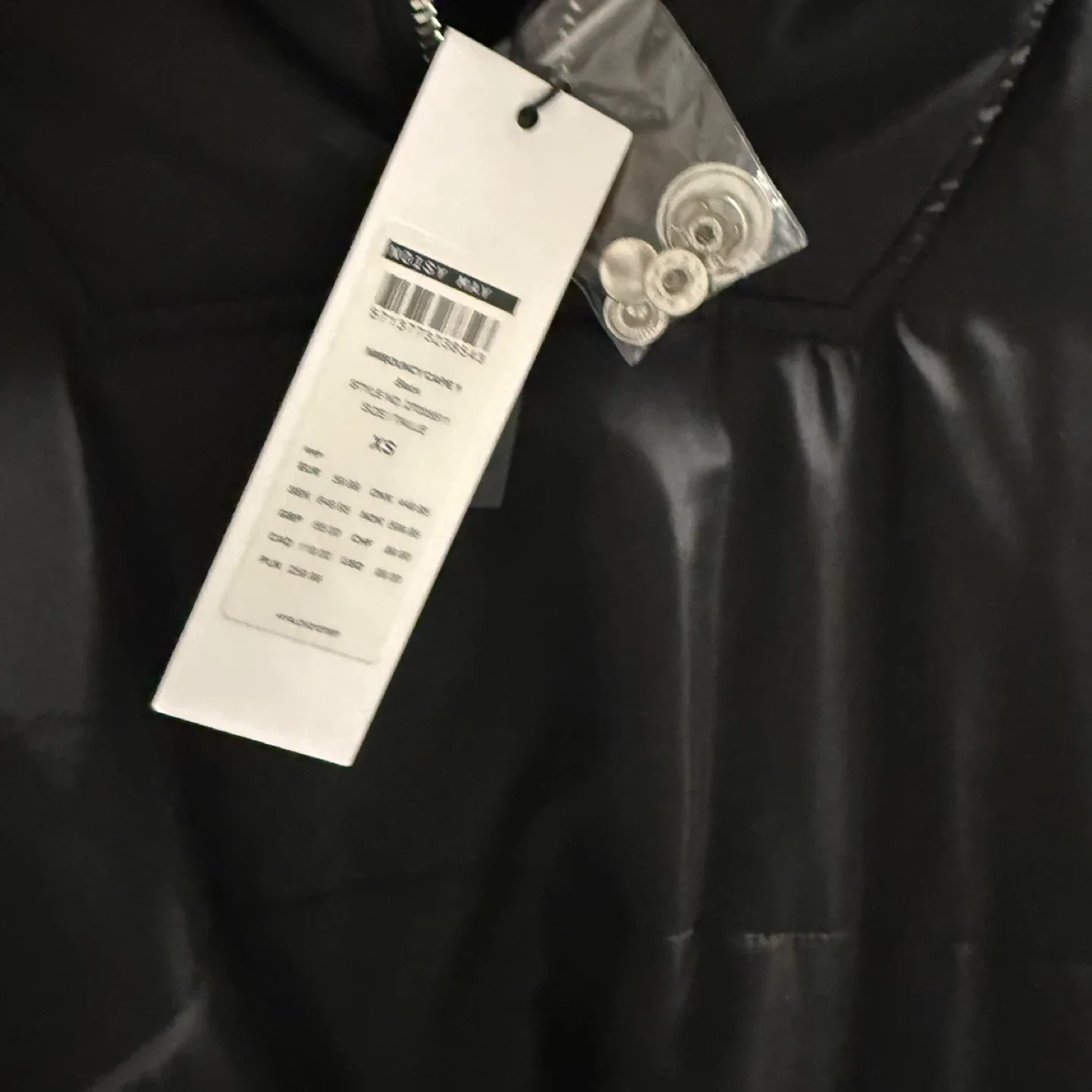 New Noisy May Black Poncho - Size XS image indicator(3)