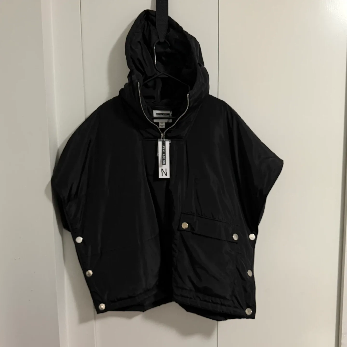 New Noisy May Black Poncho - Size XS image indicator(8)
