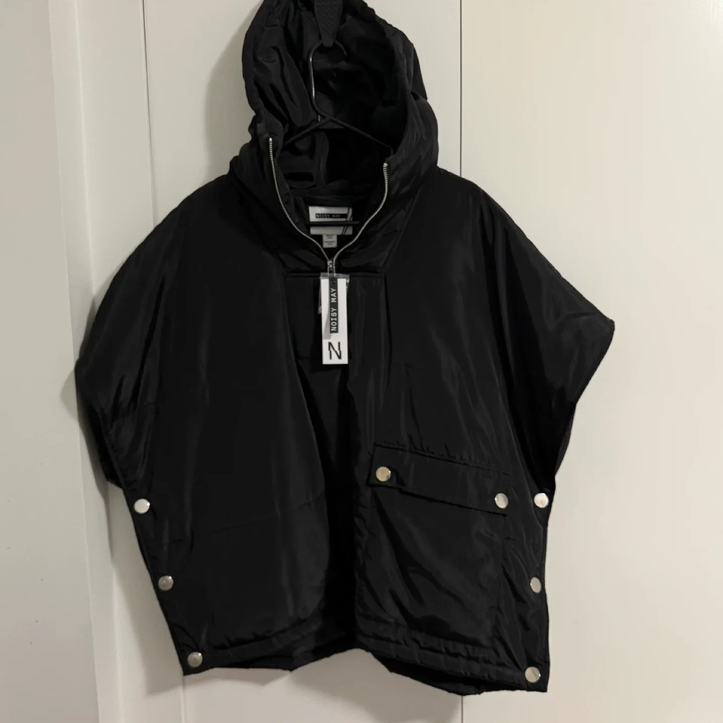 New Noisy May Black Poncho - Size XS image indicator(7)
