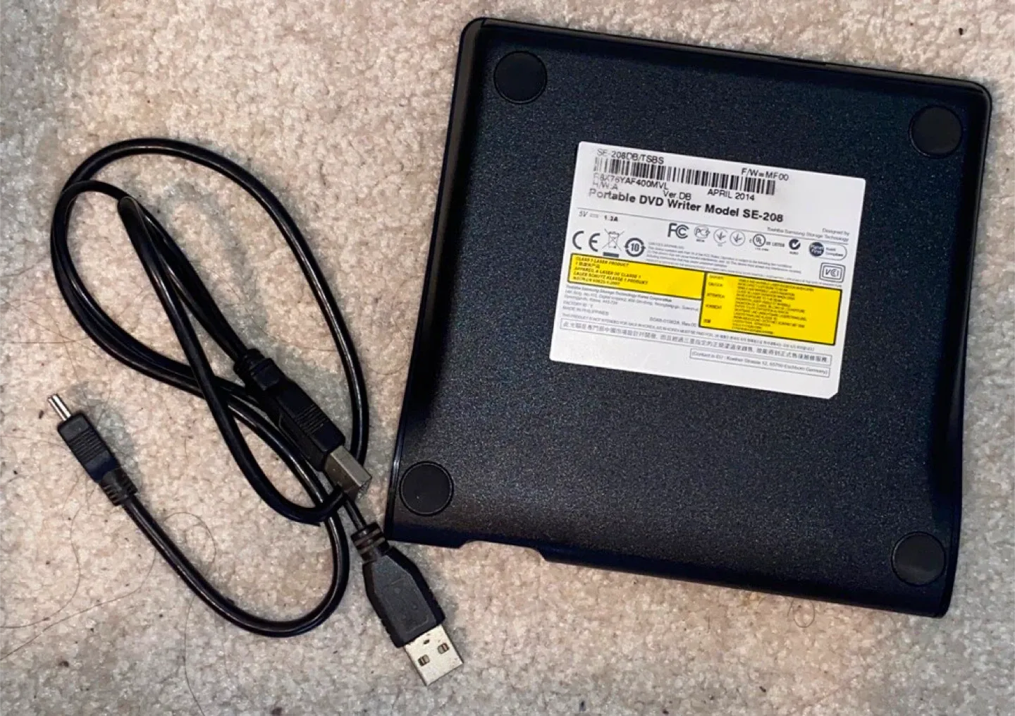 Samsung DVD Writer (SE-208) image indicator(3)