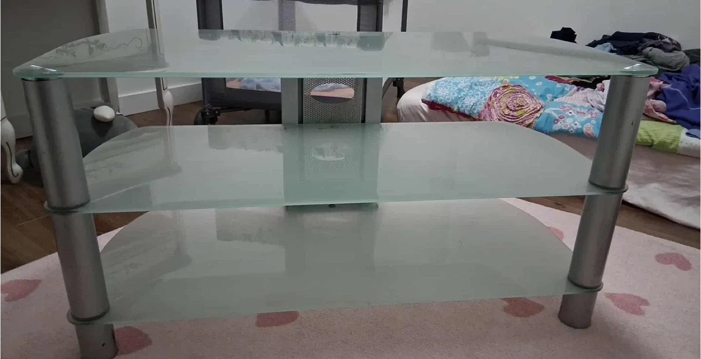 Glass TV Stand