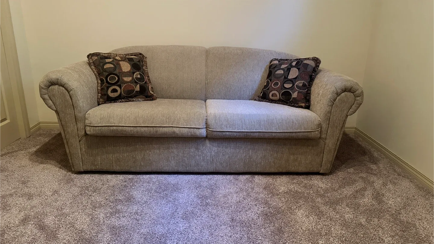 Beige Sofabed - Like New Super clean