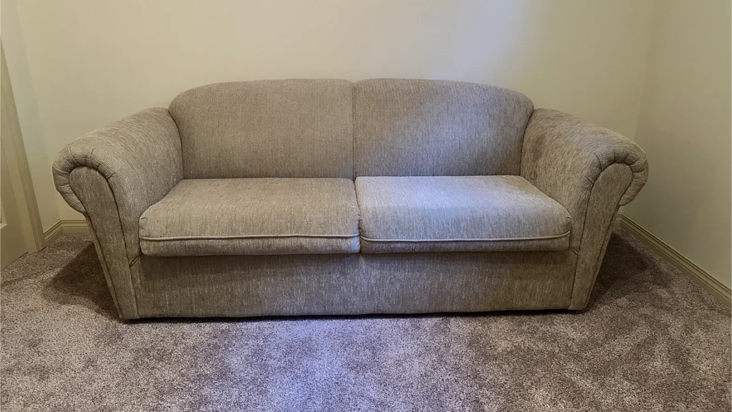 Beige Sofabed - Like New Super clean image indicator(10)