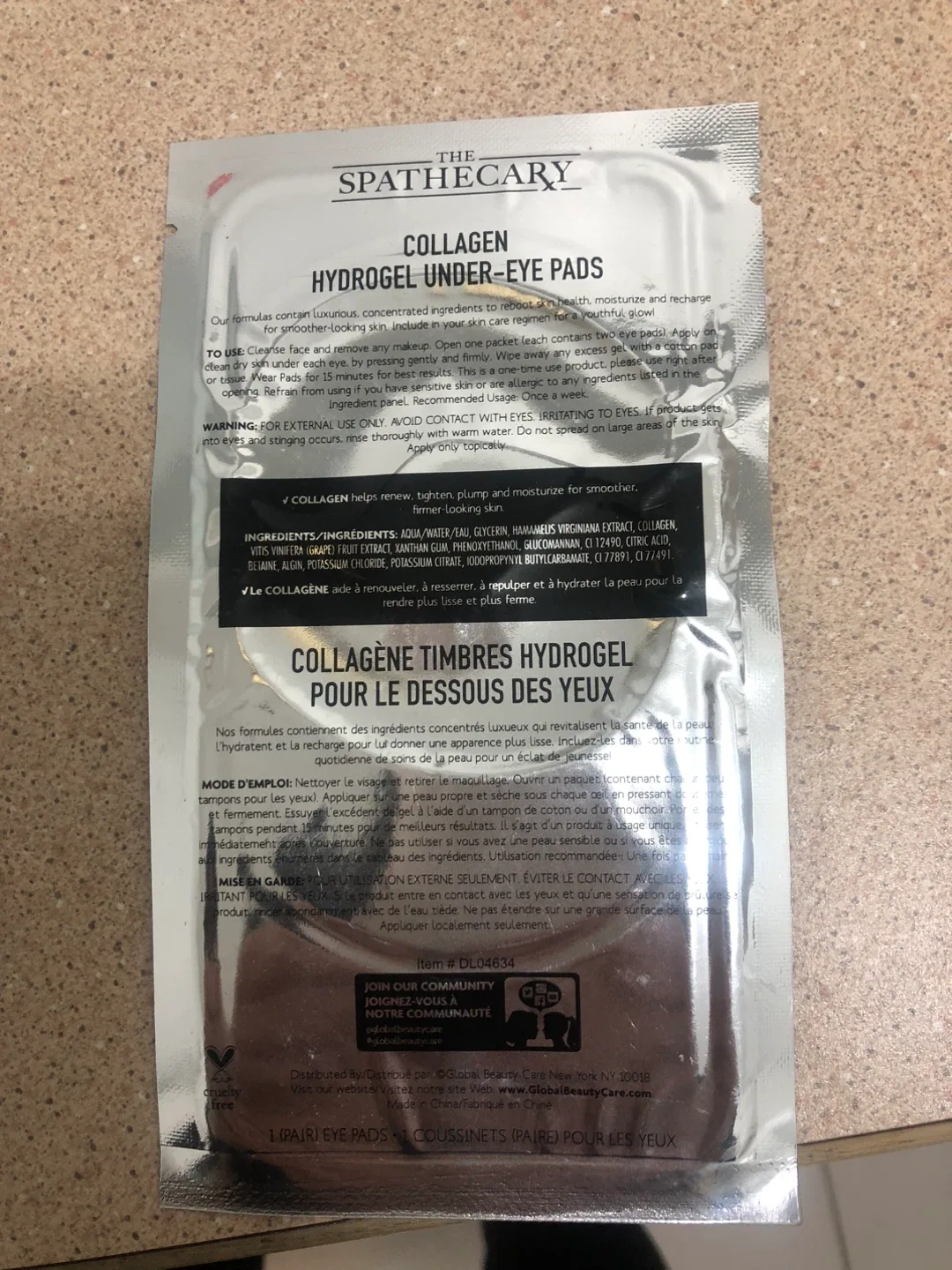 The Spathecary Collagen Hydrogel Under-Eye Pads image indicator(2)