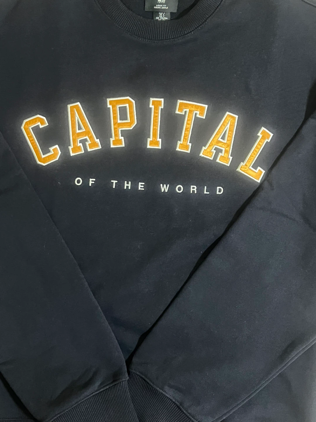 H&M 'Capital of the World' Sweatshirt - Size S