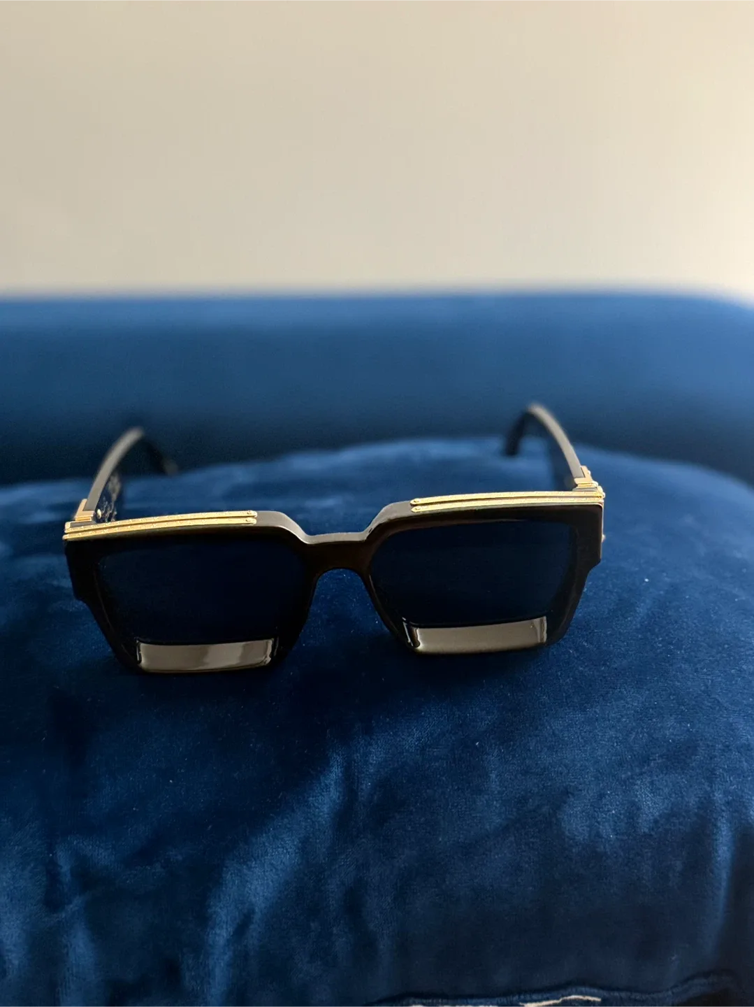 Louis Vuitton Sunglasses Black & Gold