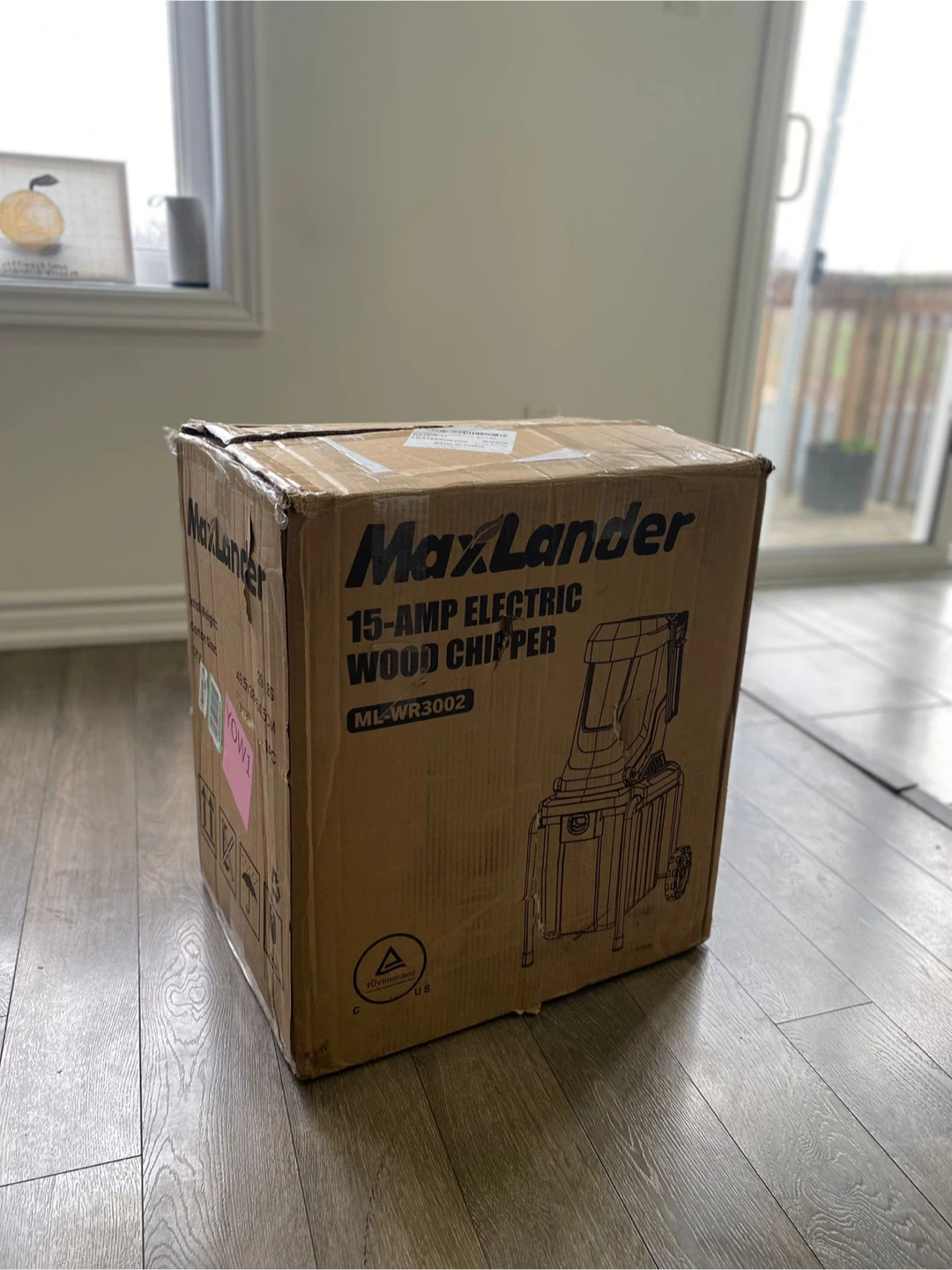 MaxLander 15-Amp Electric Wood Chipper, ML-WR3002