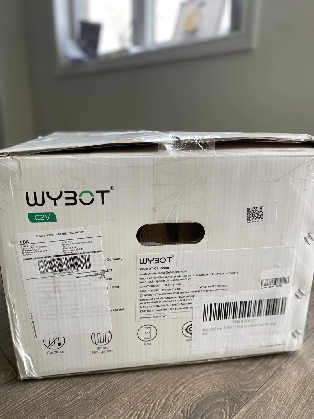 Wybot C2V Cordless Robotic Pool Cleaner