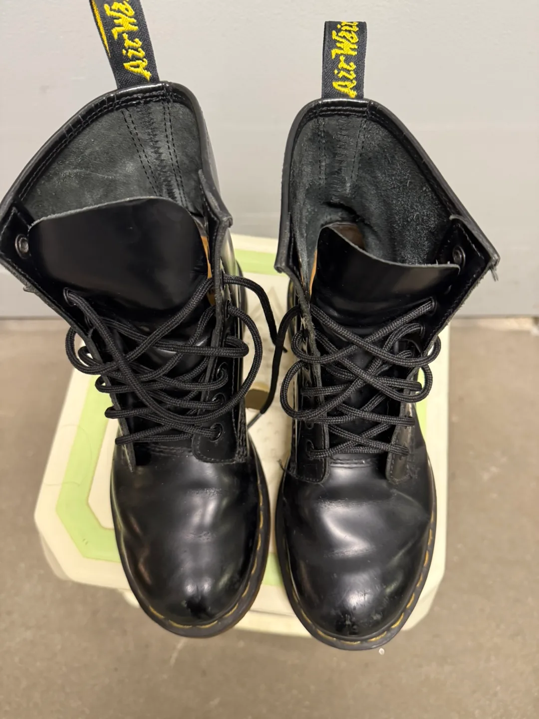 Dr. Martens Black Leather Boots