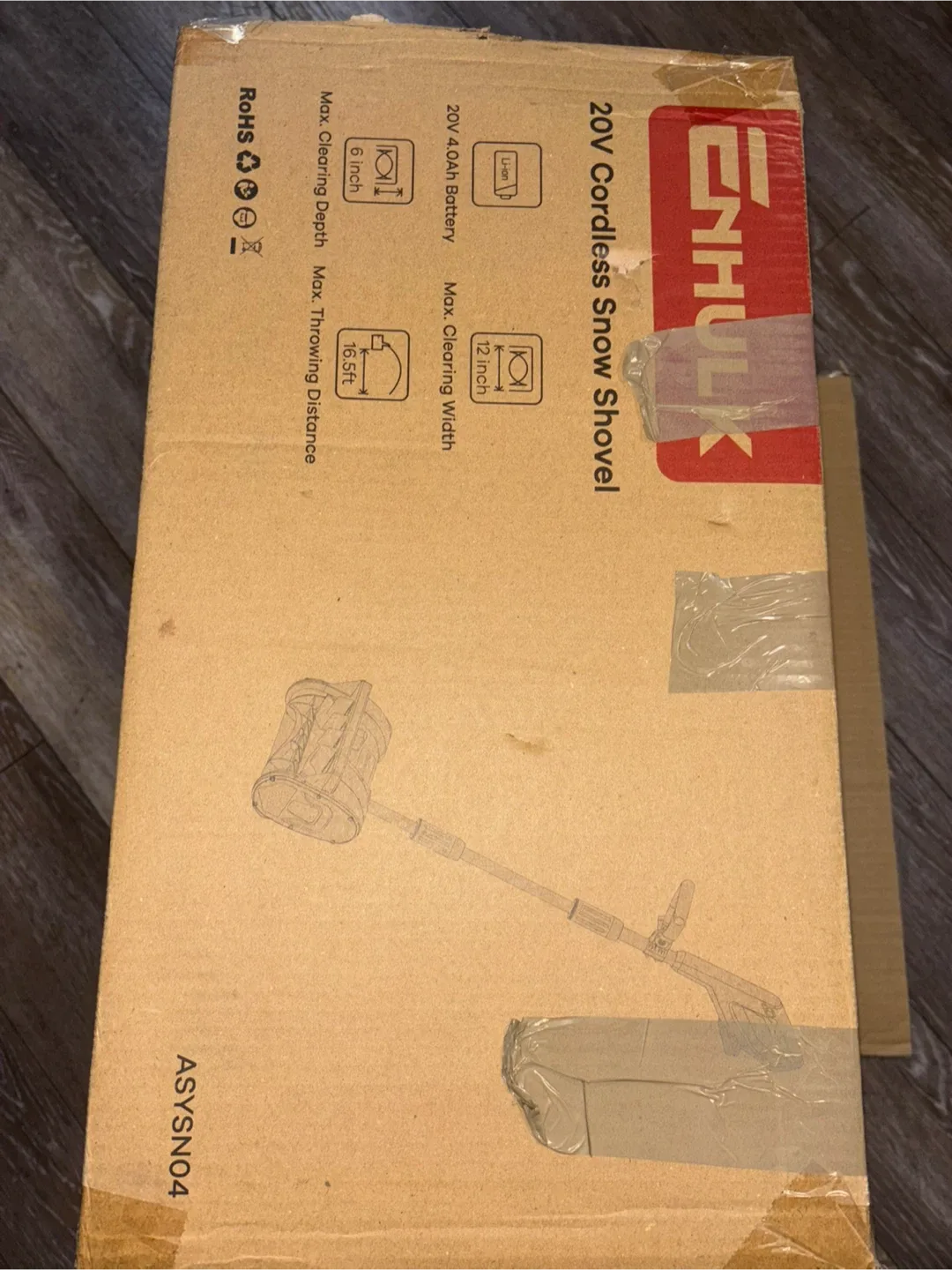 New ENHULK 20V Cordless Snow Shovel